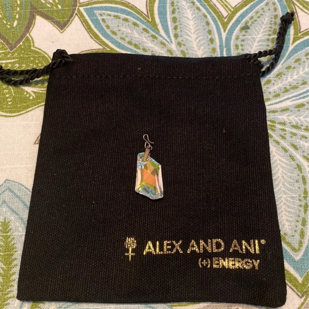 Icy Blue Swarovski Crystal Charm